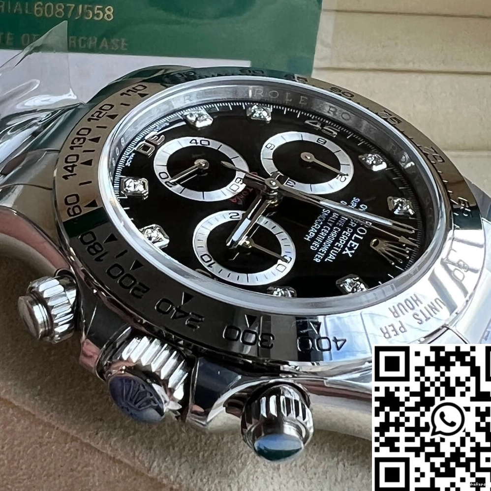 Factory Dial Black M116509-0055 Daytona Rolex BT 0505